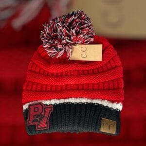 Red and Black Gameday Beanie with PikeView patch